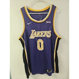 Nike Kyle Kuzma #0 LA Lakers Away Swingman Statement Jersey Men's 52 Sewn